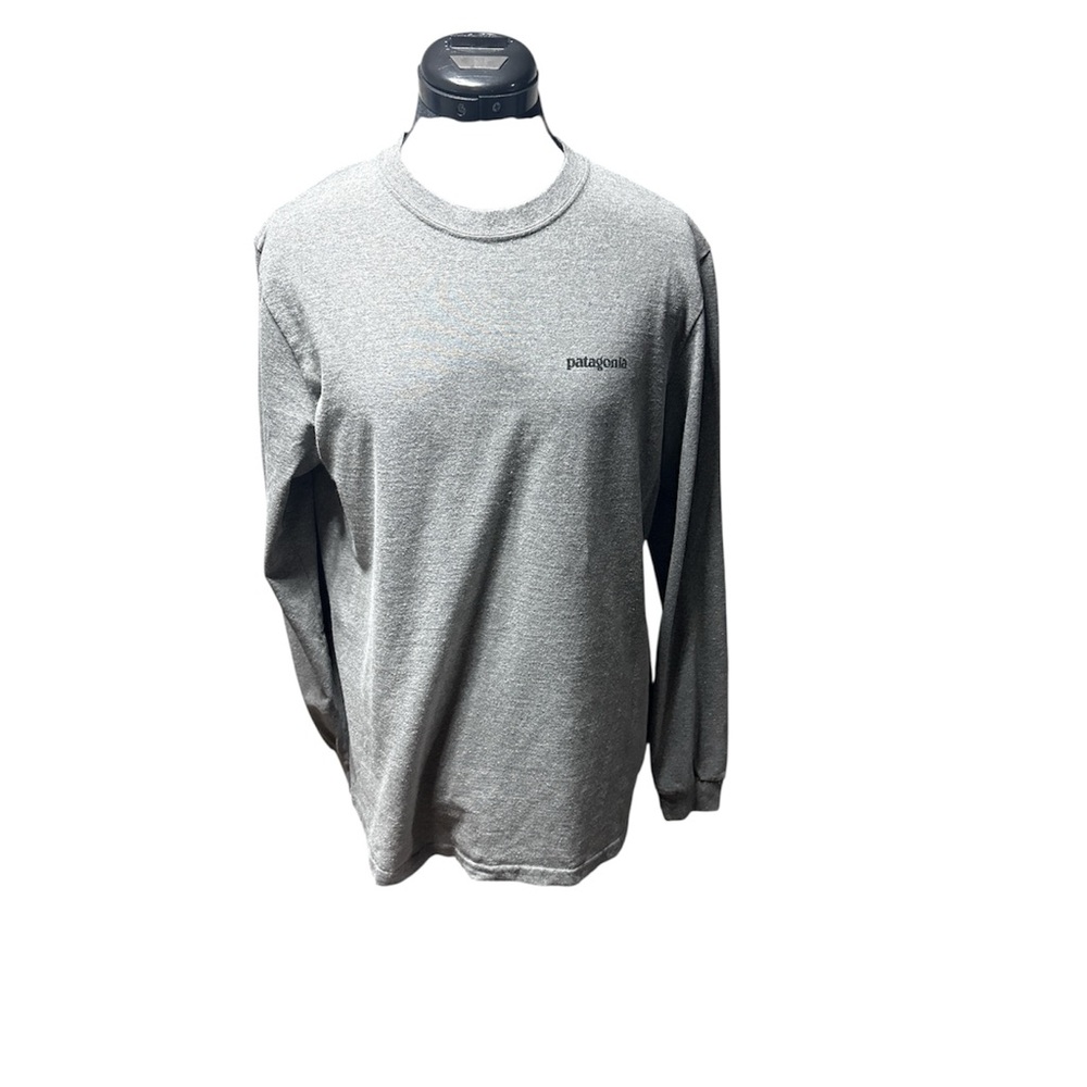 Patagonia Men's Heather Gray Long Sleeve Tee